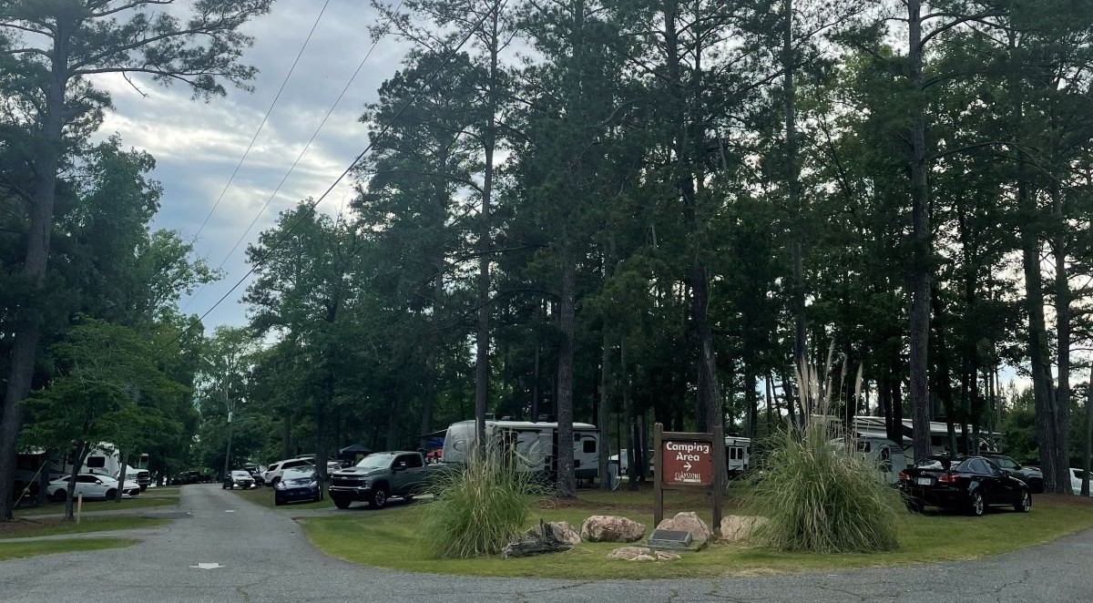 Claystone Park Campground at Lake Tobesofkee