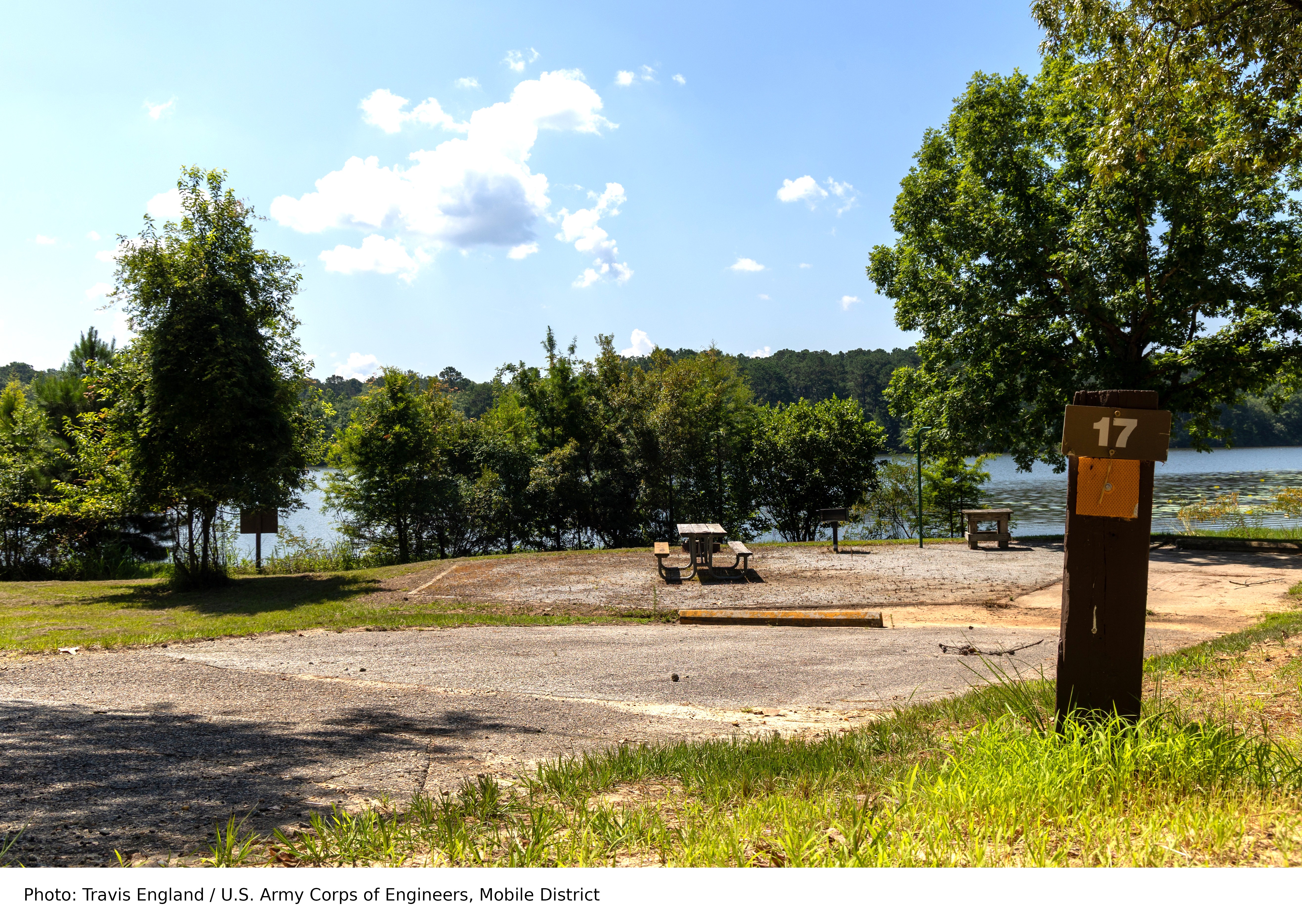 Scenic view of Lake Walter F. George